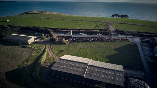 Aerial view of Caulston Farm